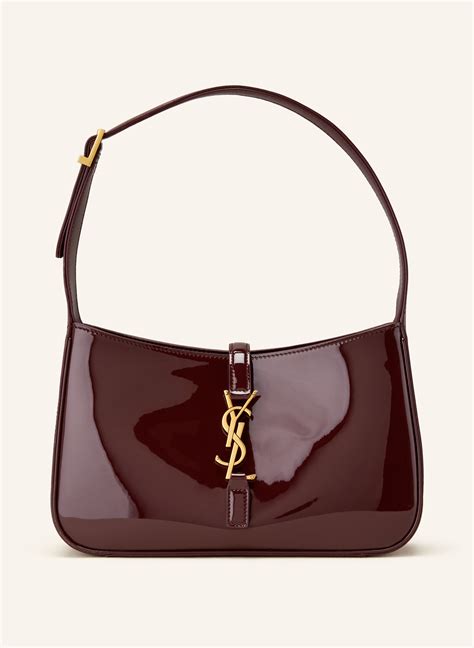 ysl tasche dunkelrot|Y TOTE IN LEATHER .